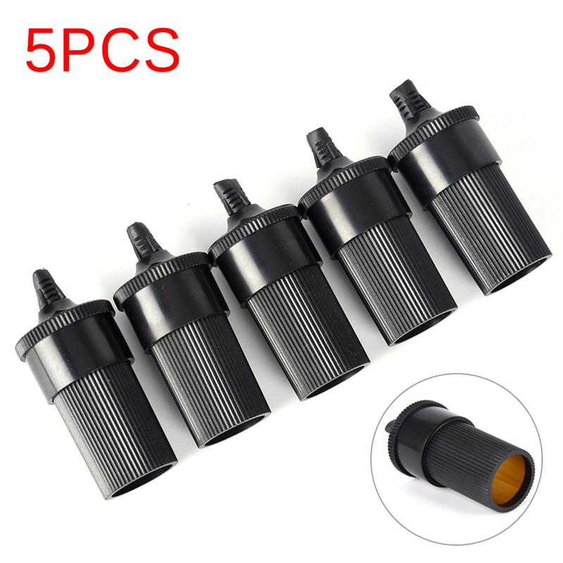 Accessories Experts Vape - 女性用シガレットライター,インラインソケット,変換プラグ,カーアクセサリー,DIYエクステンション,12v,24v,5個