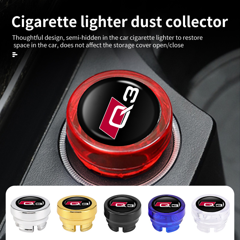 Vape Decoration - アウディ車用シガーライターダストカバー防塵装飾キャップ Q2 Q3 Q5 Q7 Q5