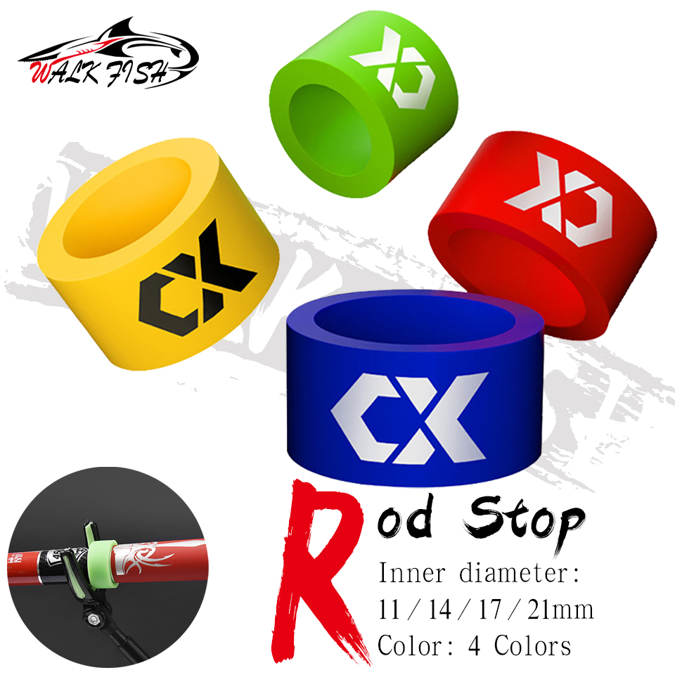 Vape Band Silicone - ウォークフィッシュ 4 個夜光シリコンロッドストップリングハイエンド釣竿アンチスリップリング釣竿クリップ O 型リング釣り具