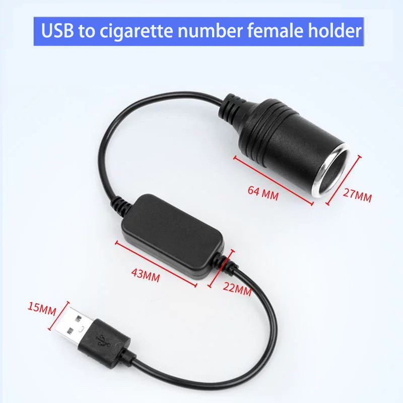 1個 5V 2A USB - 12V シガーソケット変換アダ - Accessories Experts Vape のレビューと価格